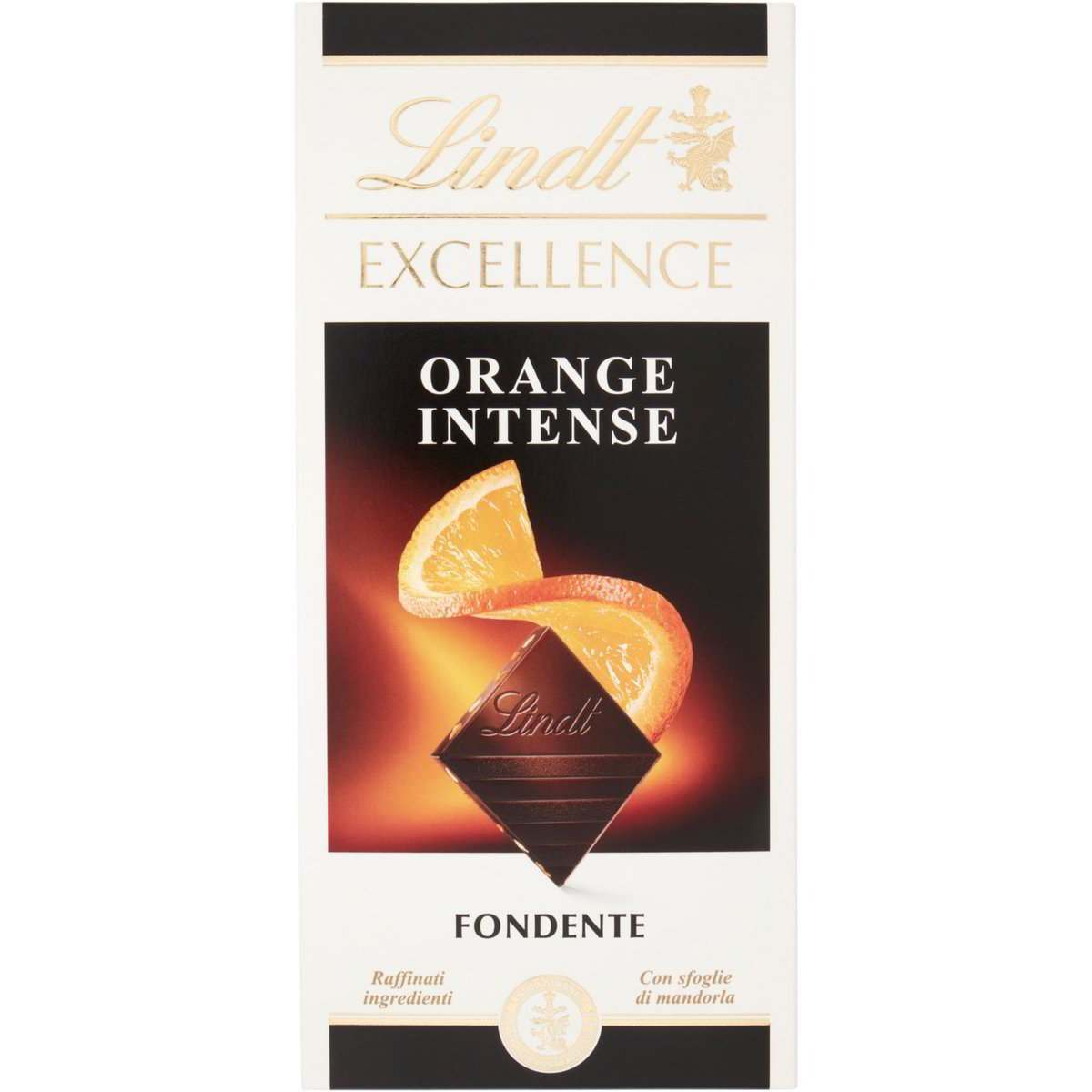 Lindt EXCELLENCE juod. šokoladas su apelsinais, 100 g