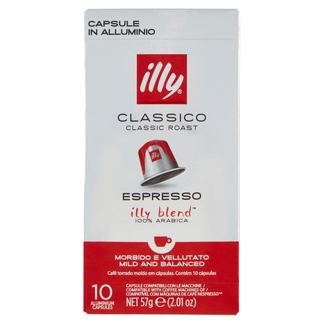 Illy kavos kapsulės espreso x10 (Suderinamas su Nespresso)