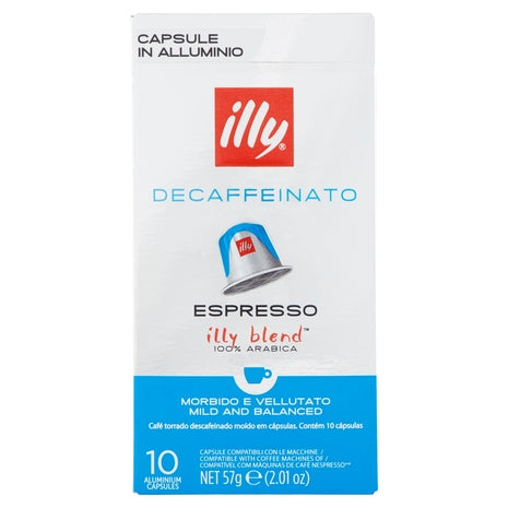 Illy kavos kapsulės Be kofeino espreso x10 (Suderinamas su Nespresso)