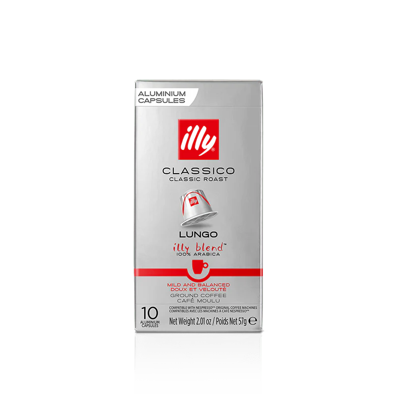 Illy kavos kapsulės Lungo  x10 (Suderinamas su Nespresso)