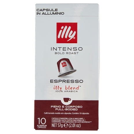 Illy kavos kapsulės intensyvios espreso  x10 (Suderinamas su Nespresso)